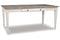 Skempton White/Light Brown Dining Table - D394-25 - Nova Furniture