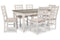 Skempton White/Light Brown Dining Table - D394-25 - Nova Furniture