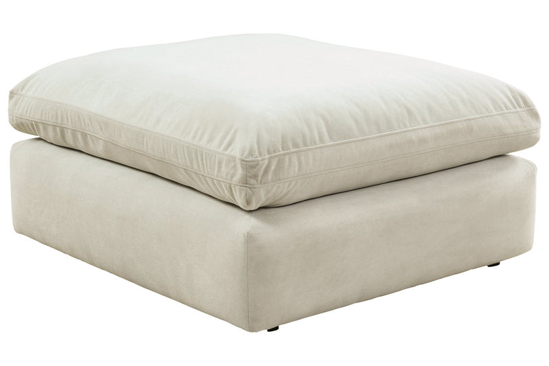 Sophie Ivory Oversized Accent Ottoman - 1570408 - Nova Furniture