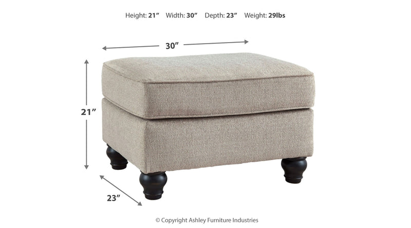 [SPECIAL] Benbrook Ash Ottoman - 7730414 - Nova Furniture