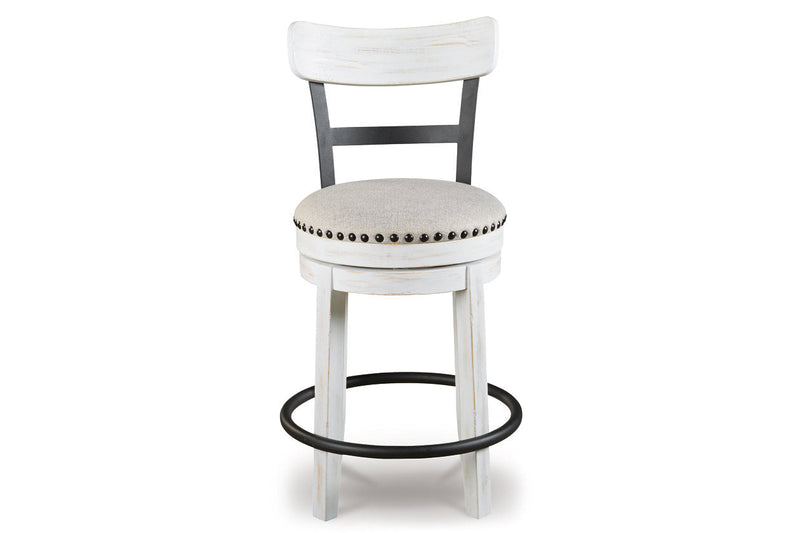 Valebeck White Counter Height Barstool - D546-524 - Nova Furniture