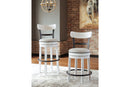 Valebeck White Counter Height Barstool - D546-524 - Nova Furniture