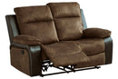 Woodsway Brown Reclining Loveseat - 6450586 - Nova Furniture