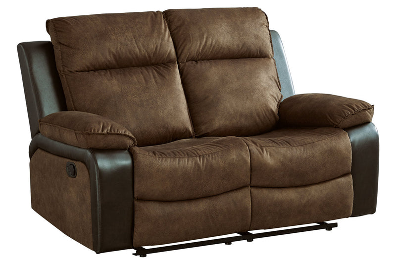 Woodsway Brown Reclining Loveseat - 6450586 - Nova Furniture