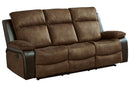 Woodsway Brown Reclining Sofa - 6450588 - Nova Furniture