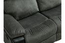 Woodsway Gray Reclining Loveseat - 6450486 - Nova Furniture